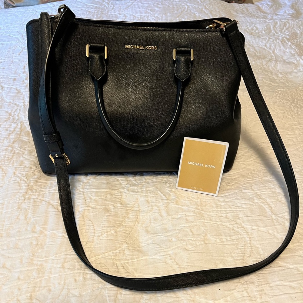 Michael Kors leather handbag.